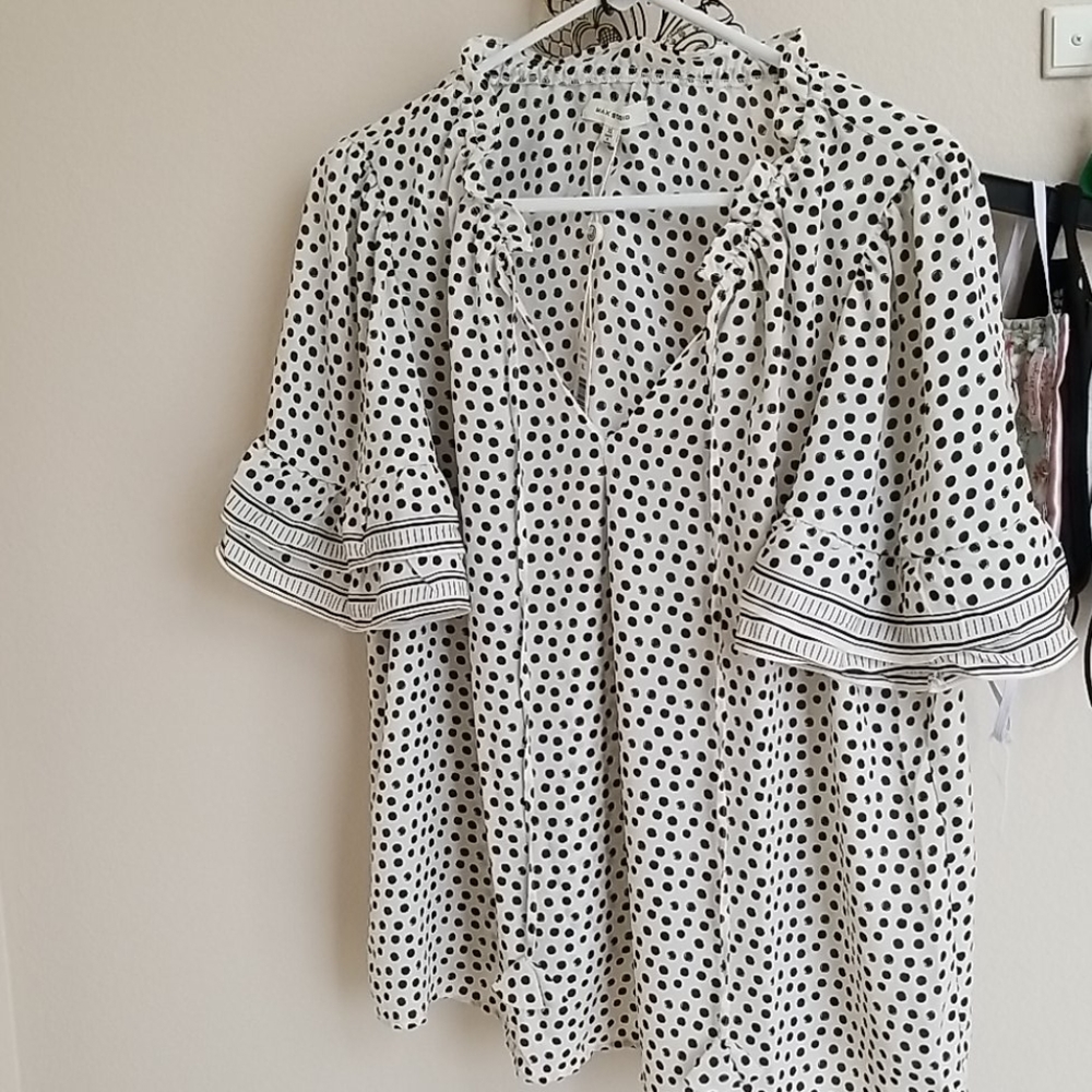 Max Studio, Bolero Polka Dots, Sz Xl